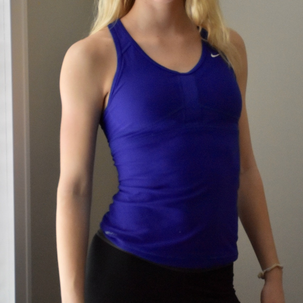 Royal Blue Nike DRI-FIT Workout Tank